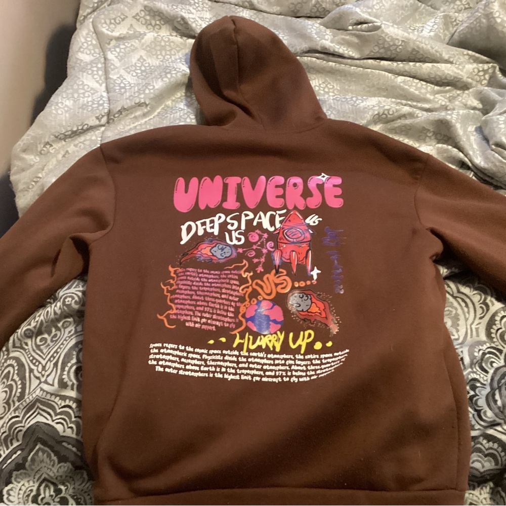 Universe Deep Space Hoodie - Brown
